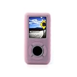 yooZoo SanDisk Sansa e250 e260 e270 e280 Premium Silicone Skin Kit with Belt Clip, Sports Armband, LCD Screen Protector, Lanyard - Diamond Pink