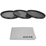 37MM Neutral Density Professional Filter Set (ND2 ND4 ND8) + Premium MagicFiber Microfiber Cleaning Cloth