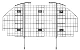 Pet Trex Deluxe Pet Vehicle Barrier / Cage For Car or SUV