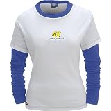 Concepts Sport Jimmie Johnson Ladies Malibu Long Sleeve Layered Top
