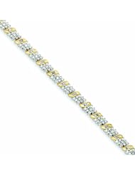 2.1 Carat 14K Gold Diamond Bracelet