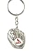 St Louis Cardinals - MLB Silver Baseball Glove Keychain