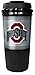 GameDay Novelty NCAA Ohio State Buckeyes Insulated Platinum Gripper Travel Tumbler with No Spill Flip Lid, 16 oz