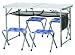 Outdoor Living : Aluminium Folding Table and Four Stools