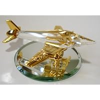Crystal Airplane Made with Swarovski Crystal