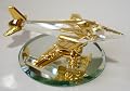 Crystal Airplane Made with Swarovski Crystal
