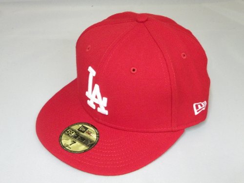 New Era Los Angeles Dodgers Basic Scarlet White 59Fifty