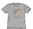 Mighty Mouse - At Your Service - Adult Silver S/S T-Shirt For Men