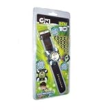 Review Toys-2u  / Ben 10 Flip Top Digital LCD Omnitrix Watch. Actually tells time. With 10 Glow in the Dark Disks.