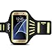 Samsung Galaxy S7 Armband, Gulito Armband for Galaxy S7 - Lightweight & Adjustable with Key Holder & Card Slot, Ideal for Workout, Hiking, Jogging, Gym, Running (fluorescent yellow)
