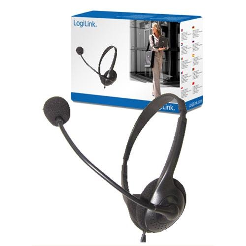 LogiLink Stereo Headset Kopfhörer mit Mikrofon Deluxe LogiLink Stereo Headset Kopfhörer mit Mikrofon Deluxe