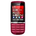 Nokia Asha 300 - M�vil libre (pantalla de 2,4" 320 x 240, c�mara 5 MP, 140 MB de capacidad) color rojo
