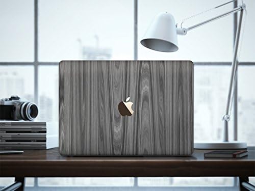 The Grayscale Smooth Woodgrain Skin For The Apple Macbook Air 13" (Top Lid ONLY)