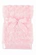 Bearington Baby Pink Swirly Snuggle Blanket
