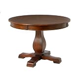 Teak Pedestal Dining Table - Asia Modern