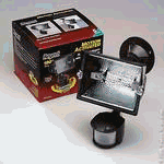 Cooper/Regent MS188 Motion Activated Halogen Quartz Flood Light Bronze 300-Watt