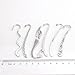 Assorted Random Styles Antique Silvery Alloy Bookmarks For Beading