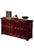 Craftsman 48"w Four door Lowboy Sideboard Buffet Table With Wood Doors, FOUR-DOOR 48"W, MACINTOSH OAK