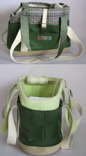 Hunde-Tragetasche gruen 3 in 1