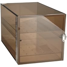 Bel-Art Scienceware 420650001 Bronze Acrylic Desiccator Cabinet, 9" Length x 9" Width x 16" Height