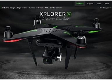 OOFAYWRJ XIRO Zero Xplorer V Professional FPV 5.8G 4-Axis RC Quadcopter Drone with 1080P Camera , black