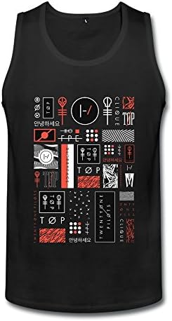 Mens Twenty One Pilots Red Box Vests Black S