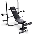 Weight Bench / Fitness Bench with Leg Unit and Fly Attachment