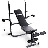 Weight Bench / Fitness Bench with Leg Unit and Fly Attachmentby Physionics�