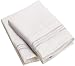 Harmony Linens Pillowcase Set - 1800 Double Brushed Microfiber Bedding (Set of 2 Standard Size, White)