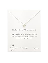 Dogeared Heres To Life Chai Reminder Necklace