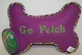 Vo-Toys Vo-Value Go Fetch Plush Bone Dog Toy