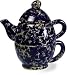 Bennington Potters Blue Agate Tea for One Teapot with Mug