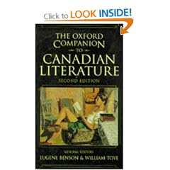 The Oxford Companion to Canadian Literature (Oxford Companions)