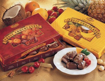 Tropical Fruit Chocolates 8-oz. Gift Box