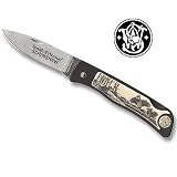 Smith & Wesson Quail Scrimshaw Folding Knife