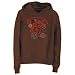 Hoodie Womens Brown 