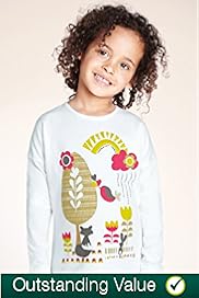 Pure Cotton Long Sleeve Floral T Shirt