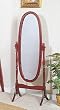 NEW WOODEN FLOOR MIRROR IN OAK FINISH