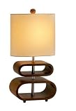 Review Adesso  / Rhythm Table Lamp - Walnut