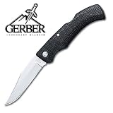 Gerber Gator Mate Folding Plain Edge Professional Black Knife