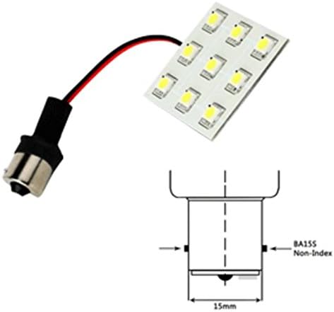Lunasea Bayonet 9 LED Bulb BA15S - 12VAC or 10-30VDC/2W/149 Lumens - Warm White - 1 Year Direct Manufacturer Warranty