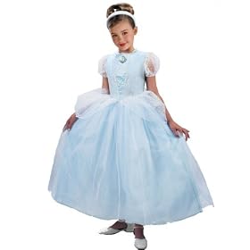 Girls Medium Disney's Cinderella Prestige Costume (7-8) by Cinderella