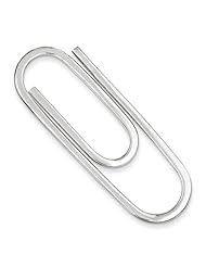 Sterling Silver Paper Clip Book Mark, Best Quality Free Gift Box Satisfaction Guaranteed