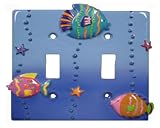 Fish Playground Decorative Switchplate - Double