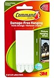 Command Damage Free Picture and Frame Hanging, Large Strips