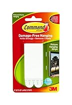 Command Damage Free Picture and Frame Hanging, Large Strips
