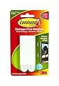 Command Large Picture-Hanging Strips, White, 4-Strip