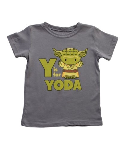 Little Boys' Star Wars Y Is For Yoda T-Shirt 3T