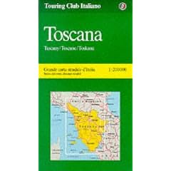 Toscana (Pisa, Florence, Sienna) (Regional Maps)