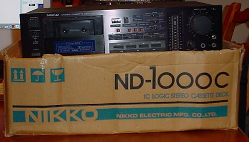 Nikko ND-1000C Cassette Deck IC Logic Stereo
